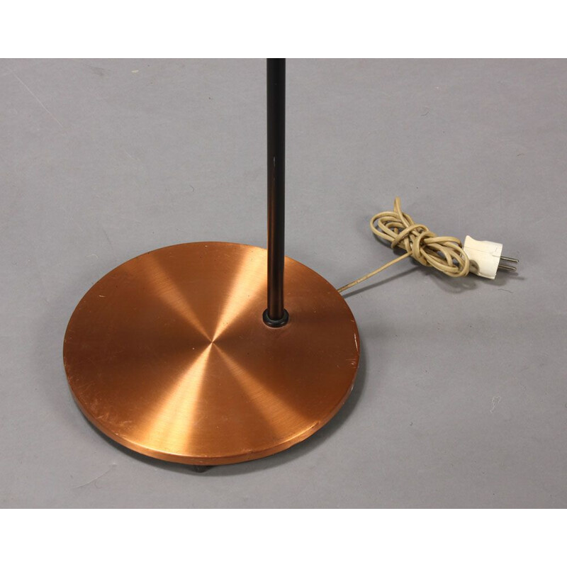 Vintage Studio Floor Lamp by Jo Hammerborg Copper and lacquered metal