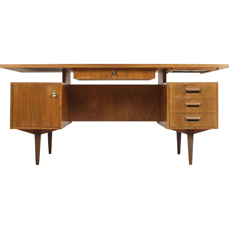 Vintage teak desk 1970s