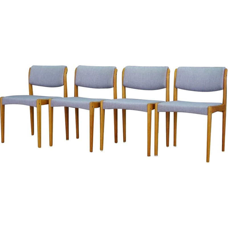 Set of 4 chairs by Henry Walter Klein Danish 1970s