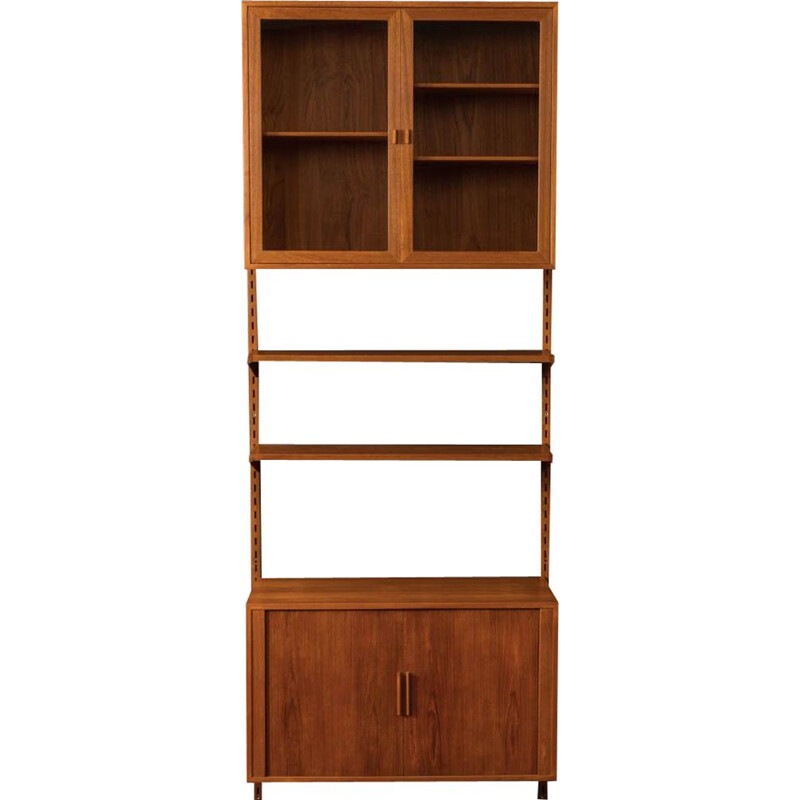 Vintage wall unit teak by Kai Kristiansen for FM Møbler 1960s