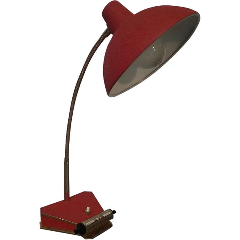 Lampe de bureau vintage calendrier Aluminor 1950