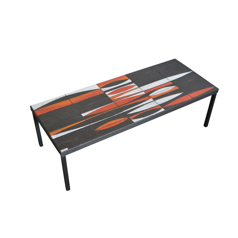 Coffee table "shuttle" Roger Capron - 1960s