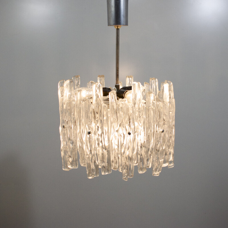 Vintage lucite chandelier by Kinkeldey 1960