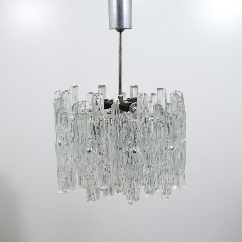 Vintage lucite chandelier by Kinkeldey 1960