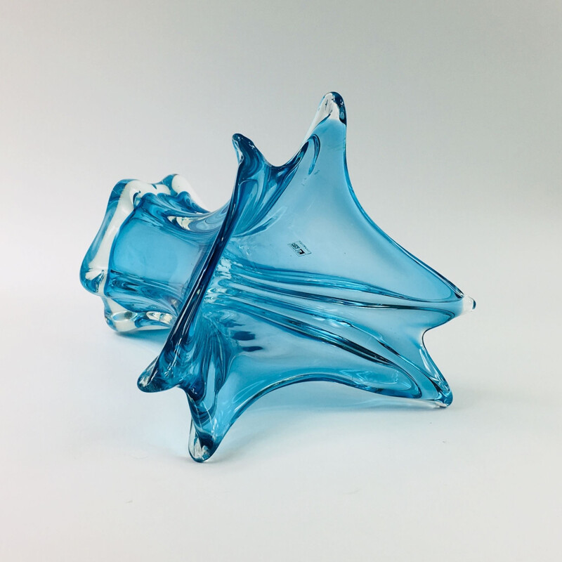 Vintage Murano Glass Vase from Fratelli Toso, 1950s