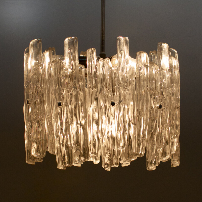 Lampadario vintage in lucite di Kinkeldey 1960