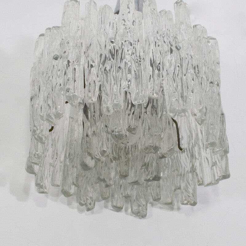 Vintage lucite chandelier by Kinkeldey 1960