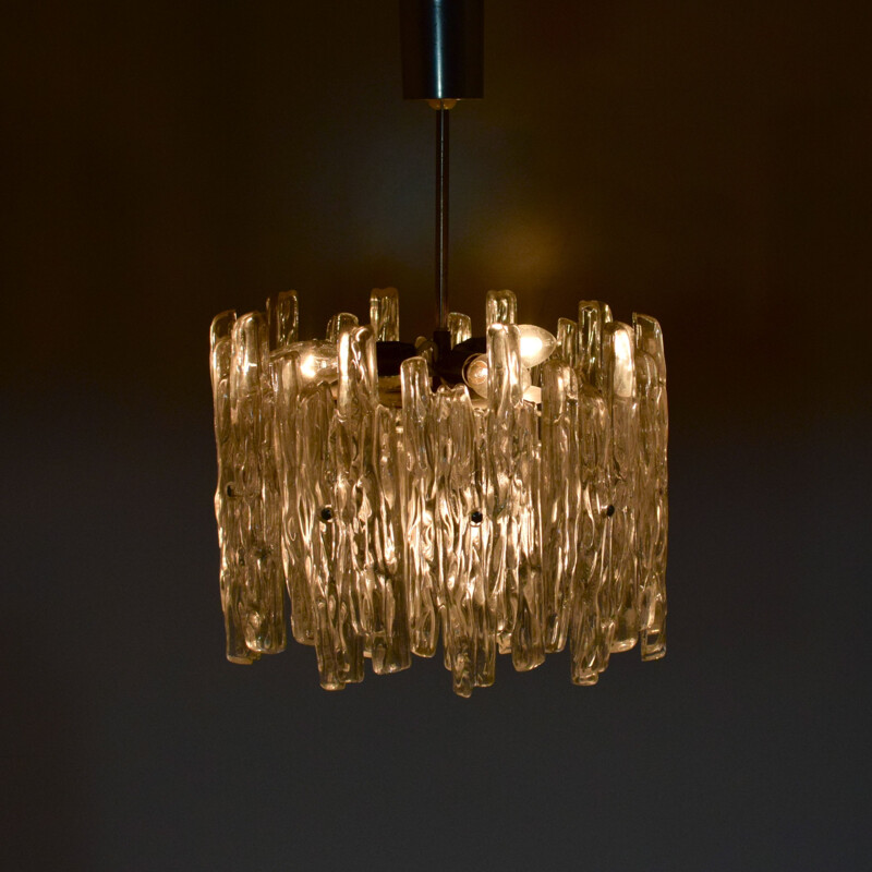 Vintage lucite chandelier by Kinkeldey 1960