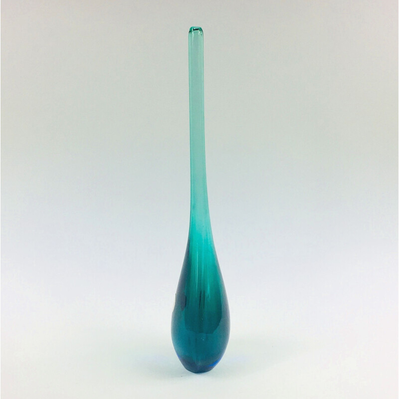 Vintage Murano Glass Vase by Flavio Poli for Seguso, 1960s