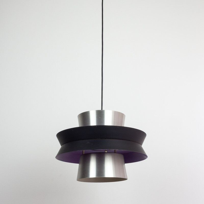 Vintage pendant lamp Trava by Carl Thore, Granhaga, Swedish 1960s