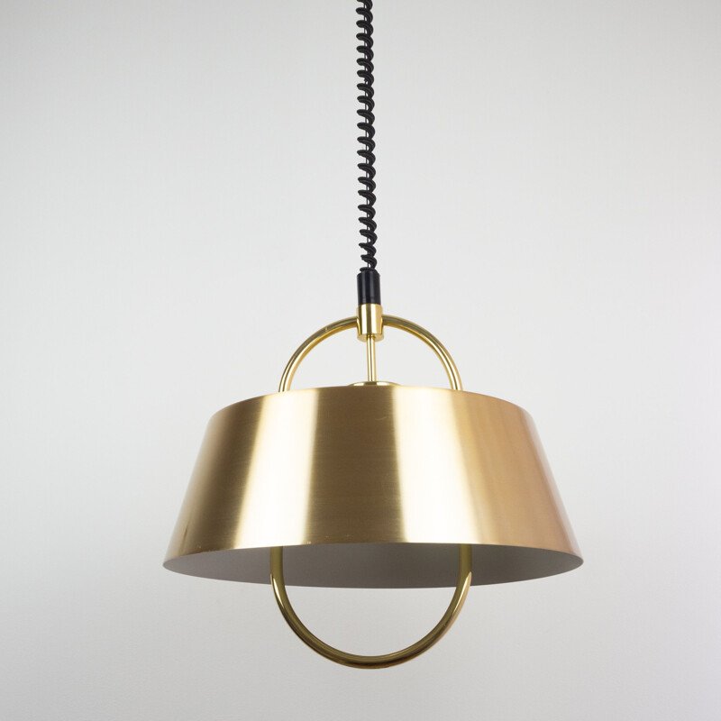 Vintage pendant lamp Hercules by Jo Hammerborg, Danish 1977