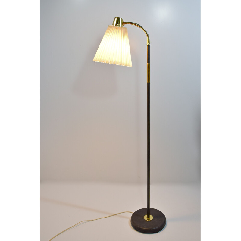 Vintage floor lamp AJH Suede 1960