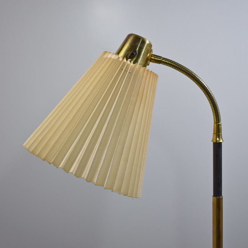 Vintage floor lamp AJH Suede 1960