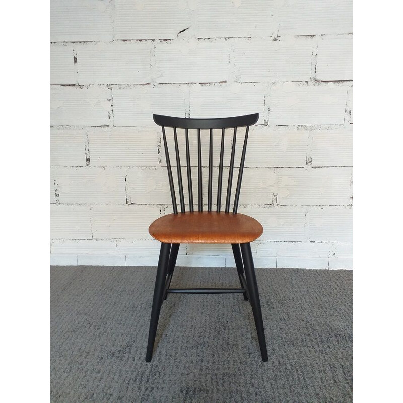 Vintage scandinavian chair bicolor 1960