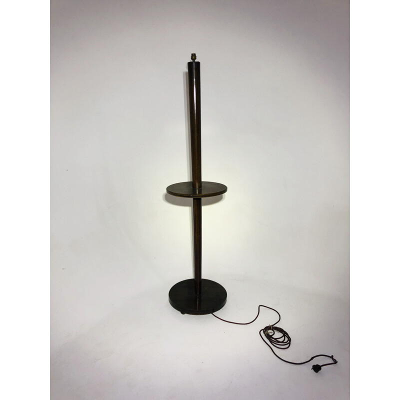 Vintage plywood floor lamp