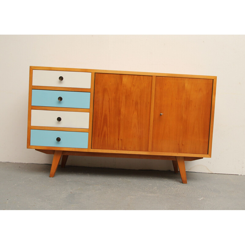 Little vintage sideboard in ash 1950s