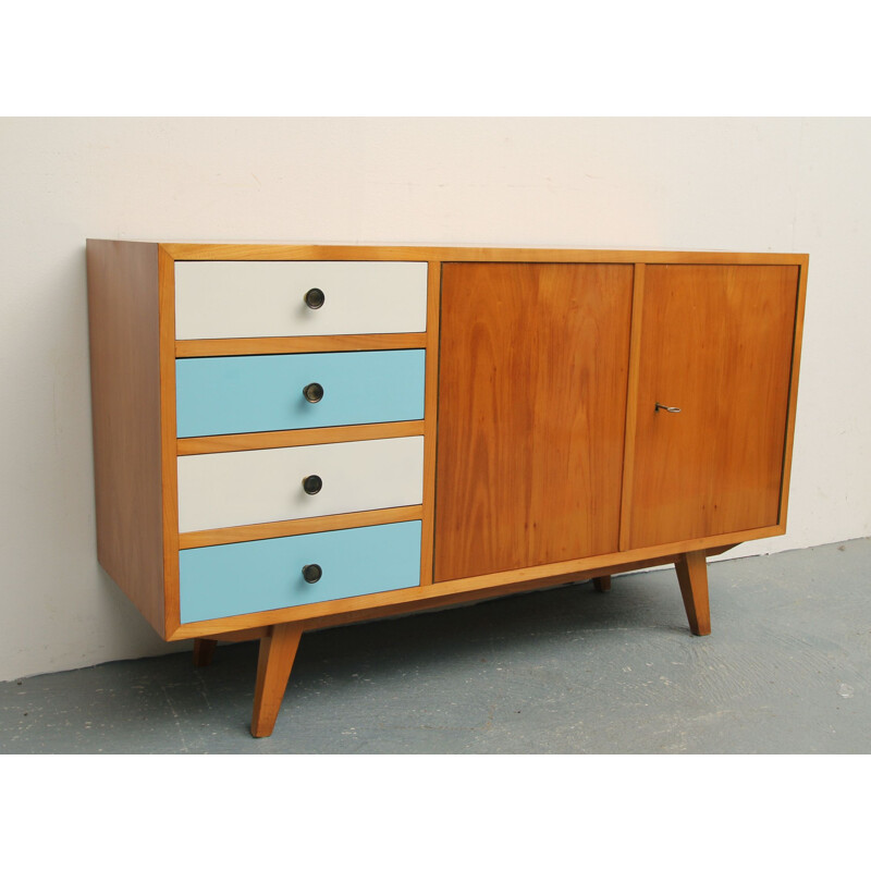 Little vintage sideboard in ash 1950s