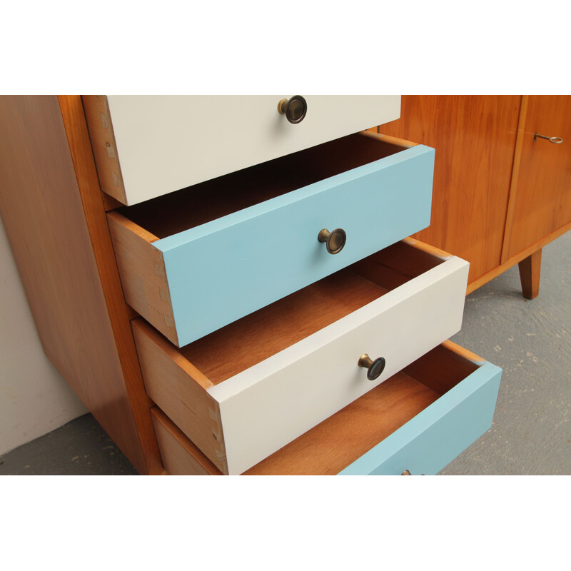 Little vintage sideboard in ash 1950s