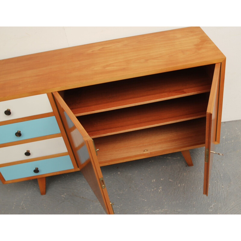 Little vintage sideboard in ash 1950s