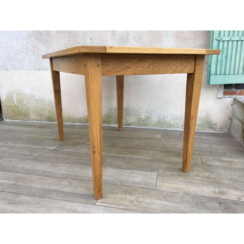 Vintage Solid Oak Farm Table