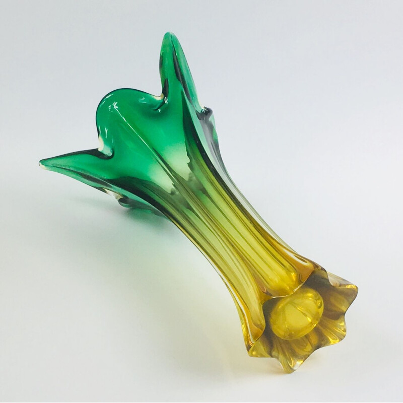 Vintage Glass Vase from Murano,Italian  1960s