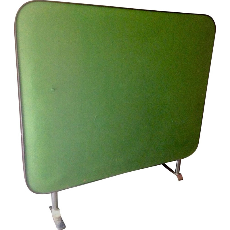 Vintage screen green fabric 1970