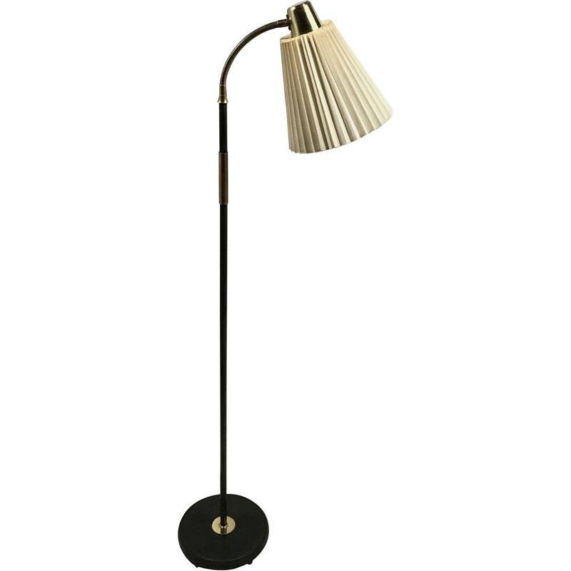 Vintage floor lamp AJH Suede 1960