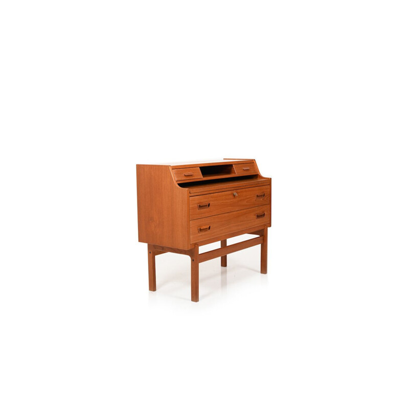 Vintage Secretary in Teak by Arne Wahl Iversen 1960s