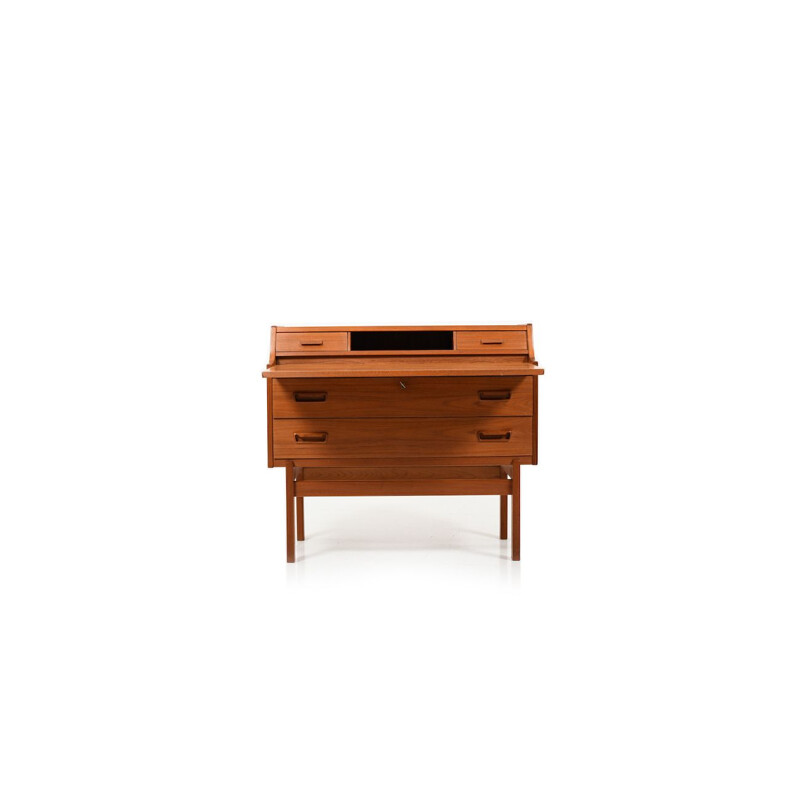 Vintage Secretary in Teak by Arne Wahl Iversen 1960s