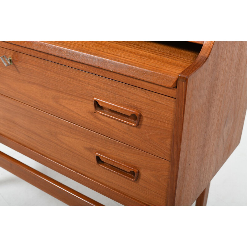 Vintage Secretary in Teak by Arne Wahl Iversen 1960s