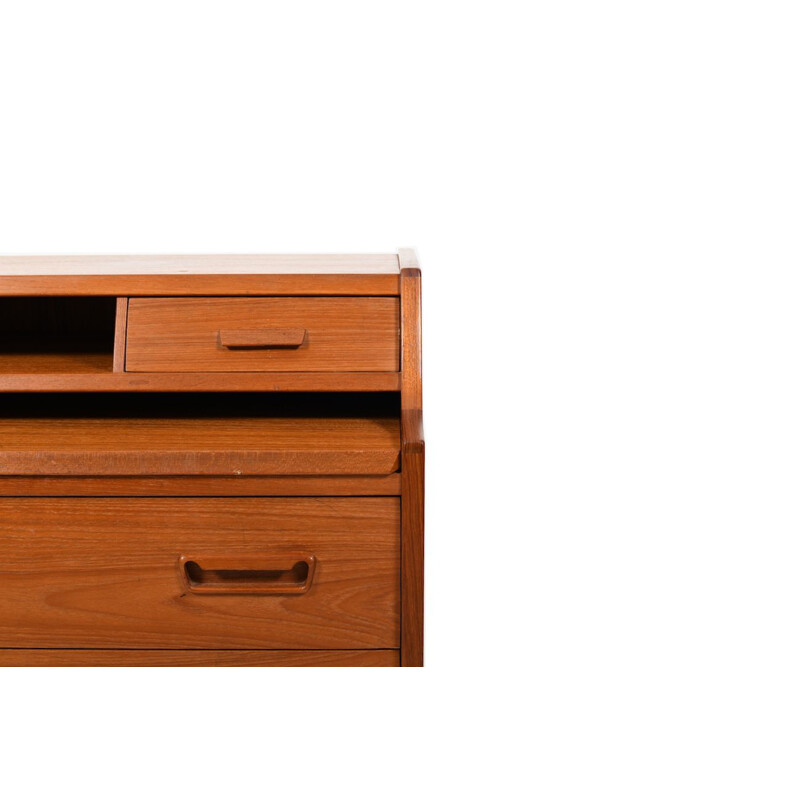 Vintage Secretary in Teak by Arne Wahl Iversen 1960s