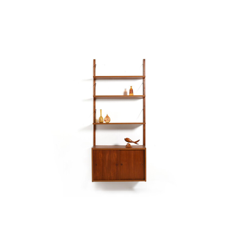 Mid Century Teak Wall Unit by Preben Sørensen Danish