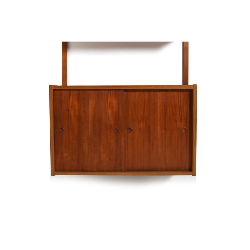 Mid Century Teak Wall Unit by Preben Sørensen Danish