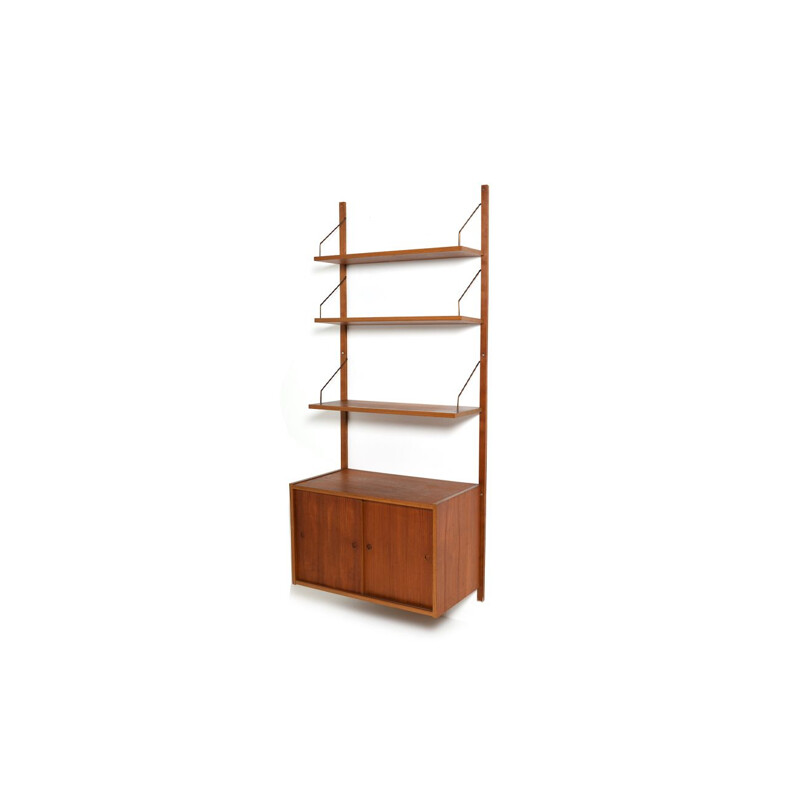 Mid Century Teak Wall Unit by Preben Sørensen Danish