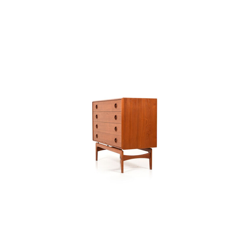 Vintage Chest of Drawers in Teak by Arne Hovmand-Olsen Danish