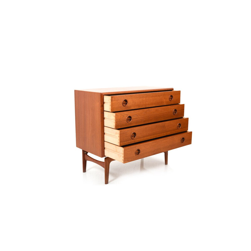 Vintage Chest of Drawers in Teak by Arne Hovmand-Olsen Danish