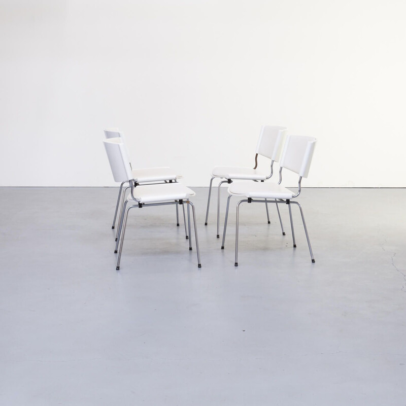 Set 4 vintage dining chair 'ND150' badminiton by Nanna Ditzel for Kolds Savvaerk 1950s