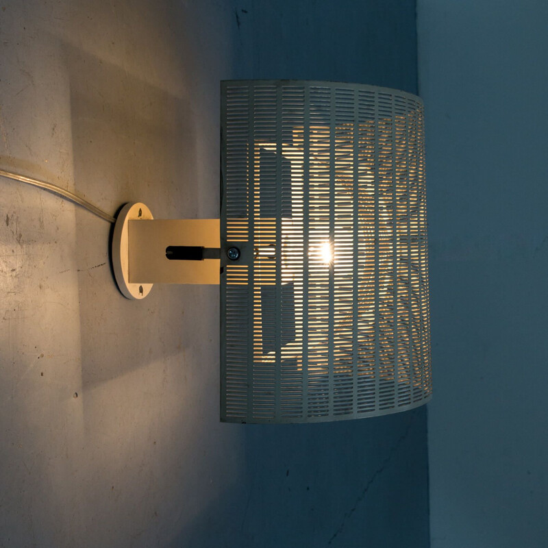 Pair of "shogun" vintage wall sconces by Mario Botta for Artemide 1980