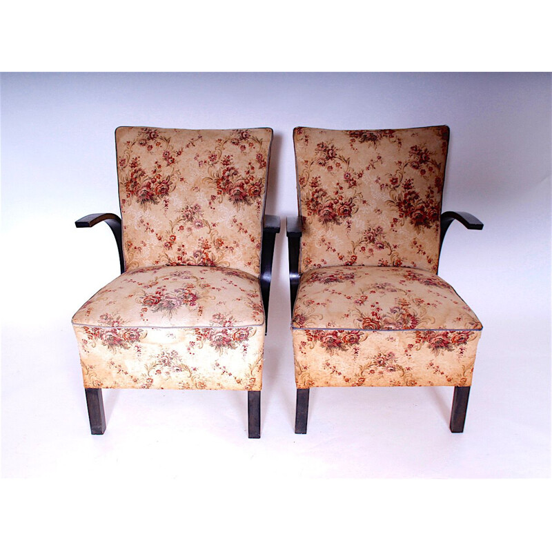 Pair of vintage armchairs,Czechoslovakia 1960s