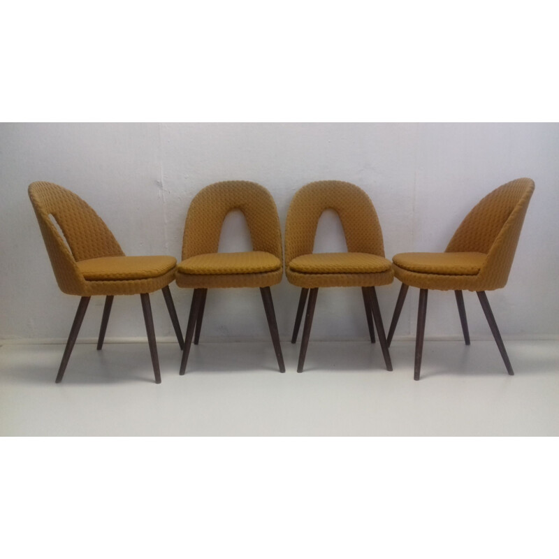 Set of 4 vintage Dining Chairs Designed by Antonín Šuman, 1960s