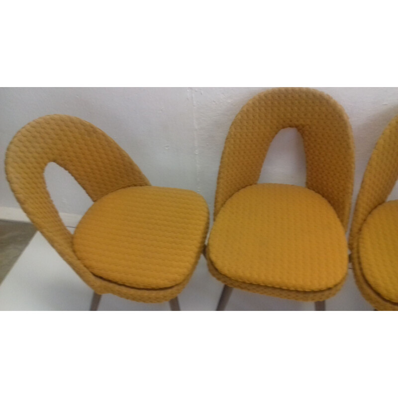 Set of 4 vintage Dining Chairs Designed by Antonín Šuman, 1960s