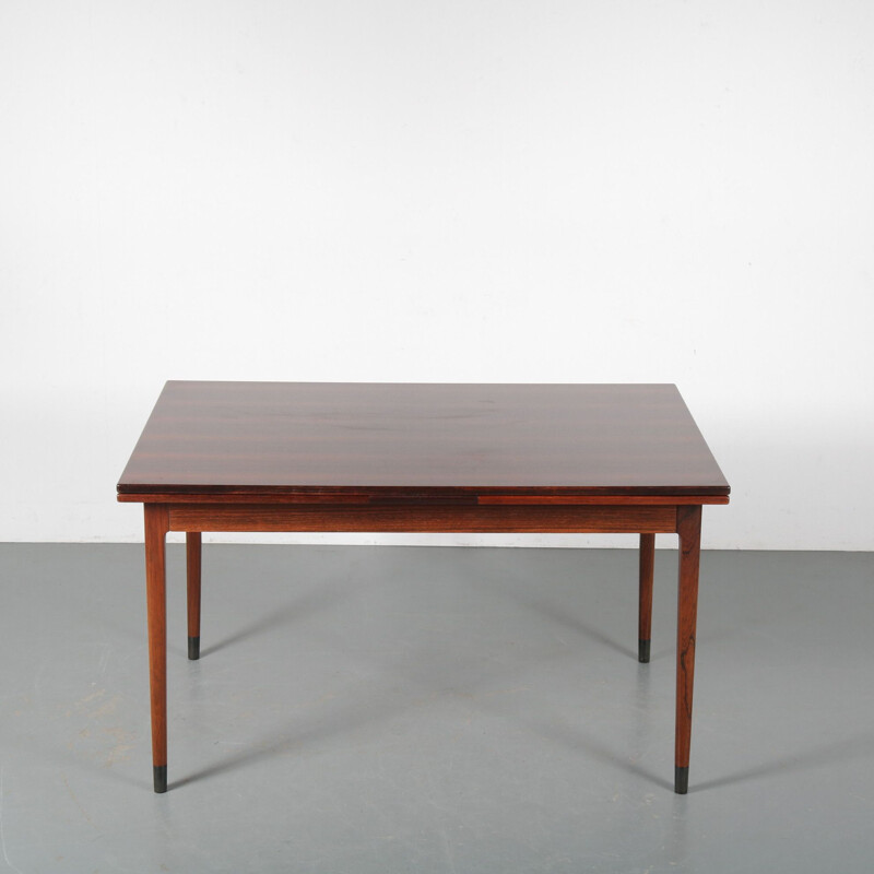 Vintage Extendable Dining Table by Moller, Denmark 1950