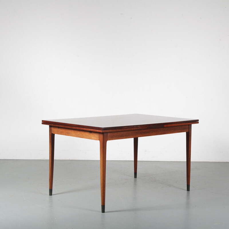 Vintage Extendable Dining Table by Moller, Denmark 1950