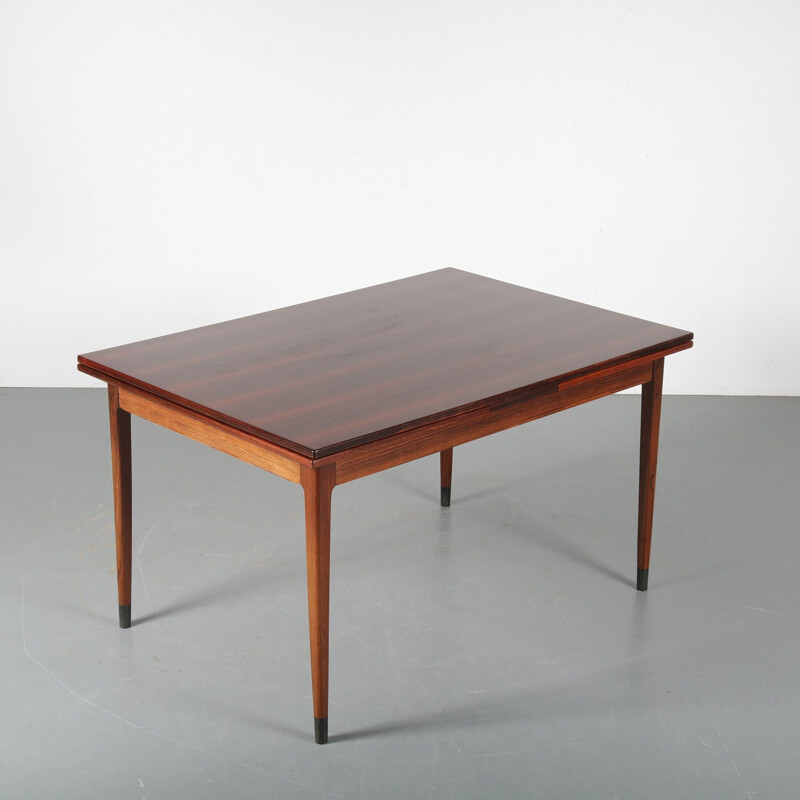 Vintage Extendable Dining Table by Moller, Denmark 1950