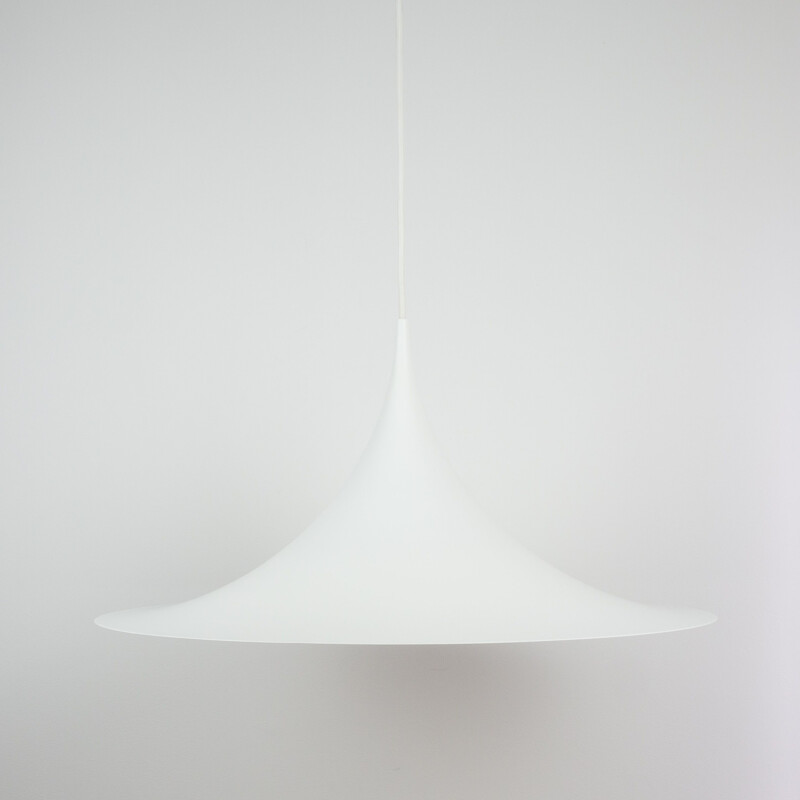 Vintage pendant lamp Semi by Bonderup & Thorup, Denmark, 1968