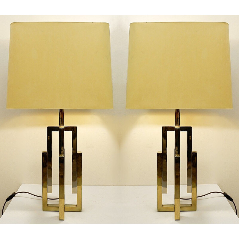  Pair of vintage Romeo Rega table lamps