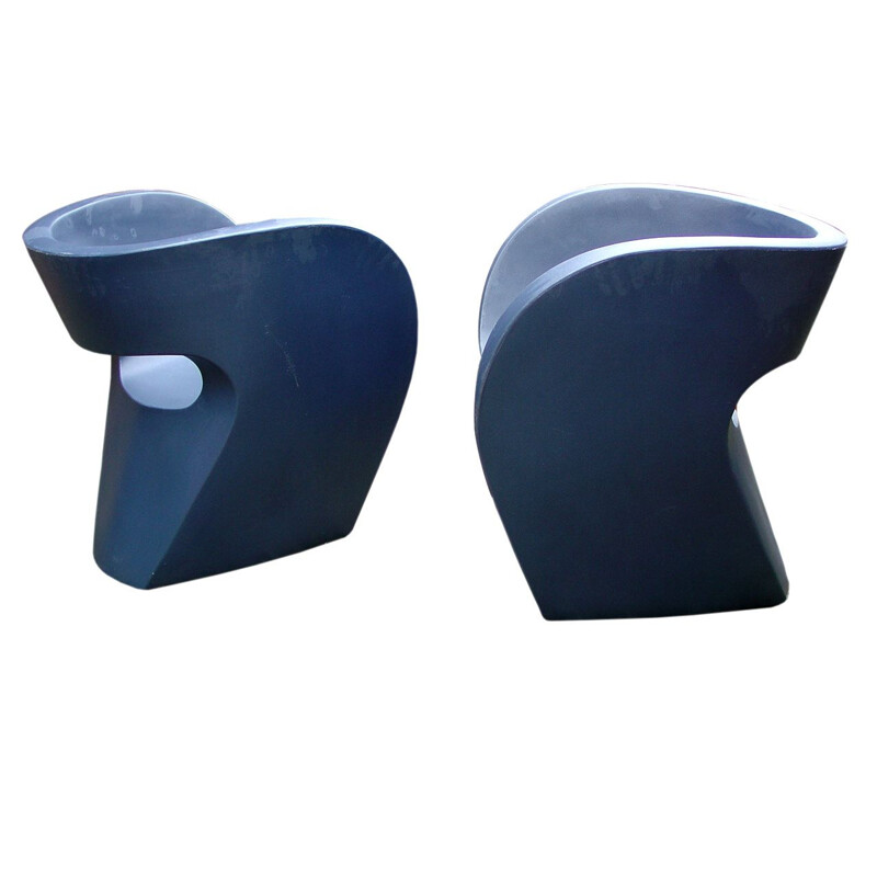 Pair of vintage albert armchairs by Ron Arad Moroso, Italy 2000