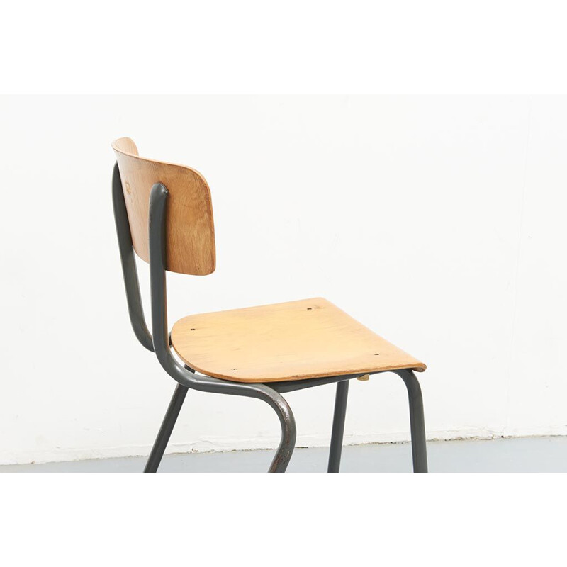 Vintage Marko school beech chairs 1960