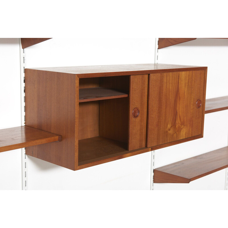 Vintage Wall Unit by Kai Kristiansen for Feldballes Møbelfabrik, Denmark - 1960s