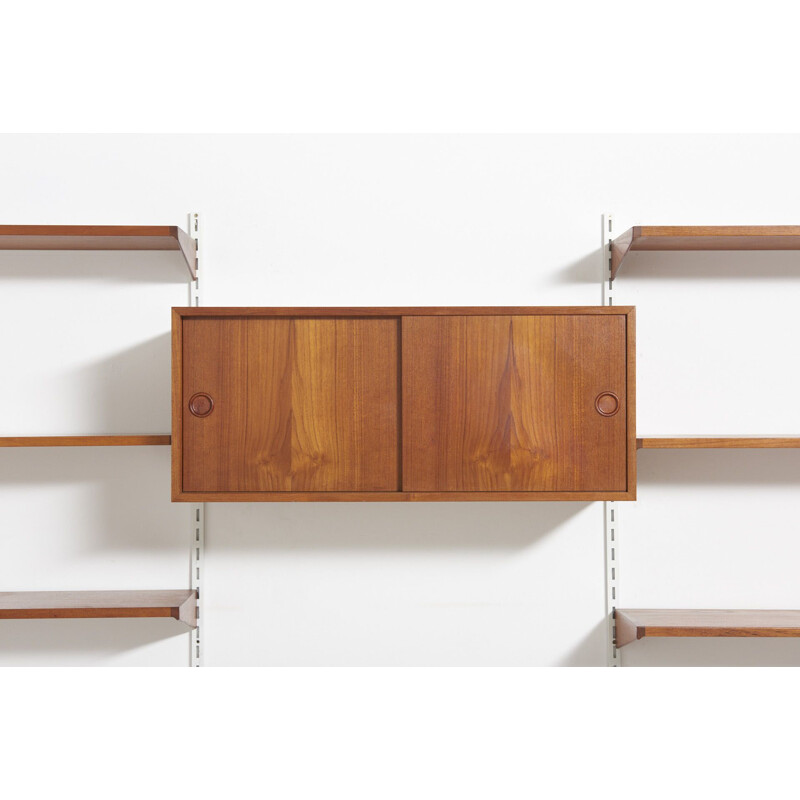 Vintage Wall Unit by Kai Kristiansen for Feldballes Møbelfabrik, Denmark - 1960s